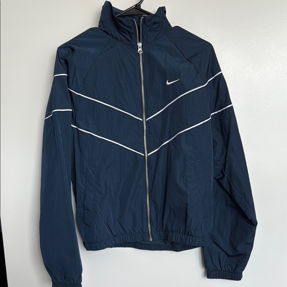 Nike Set Dark Blue Windbreaker (Jacket + Shorts)